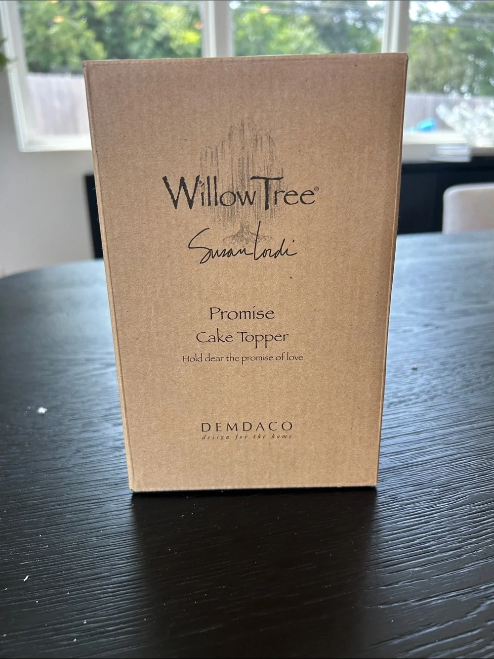Willow Tree tan and cream Promise Cake Topper Figurine in Box